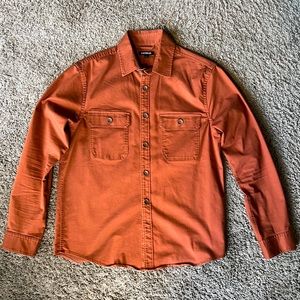 Express Rust Shirt Jacket Size Small